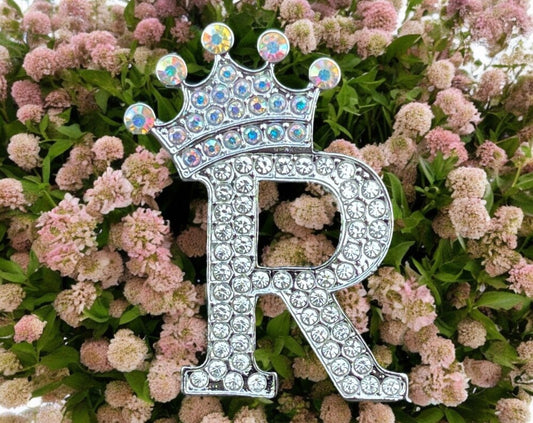 Magnetic Rhinestone Initial contestant number holder